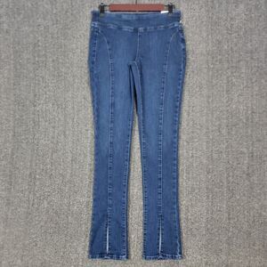 We The Free People Jeans Womens XS Blue Double Dutch Split Skinny Pull On